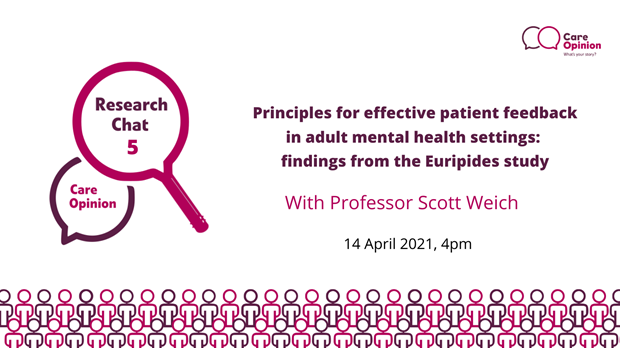 Register for our research chat 5 with Scott Weich
