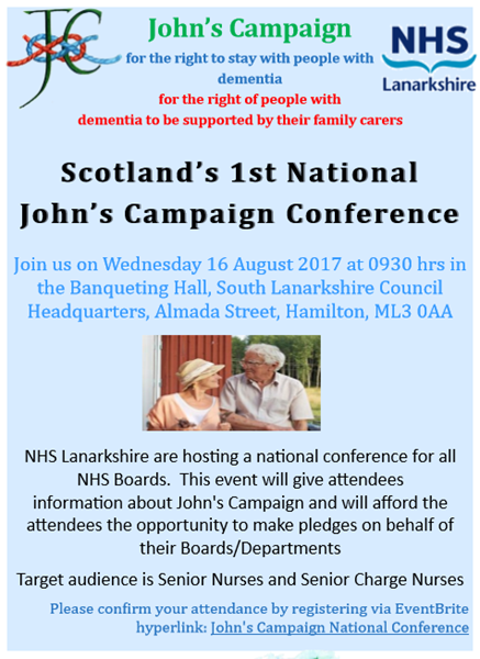 Scotland's first John's Campaign Conference | Care Opinion