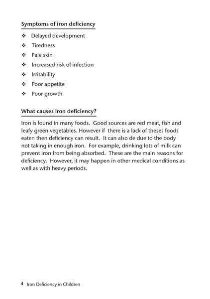 Iron deficiency page 4