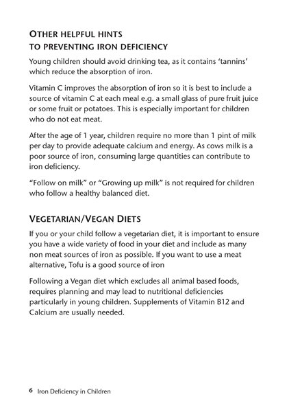 Iron deficiency page 6